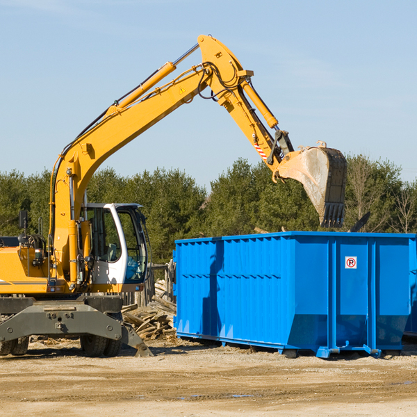 can i choose the location where the residential dumpster will be placed in Pitcairn PA